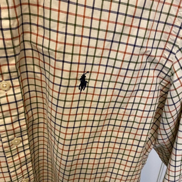 Mens Ralph Lauren Grid Plaid Button Down LS L - Picture 3 of 6